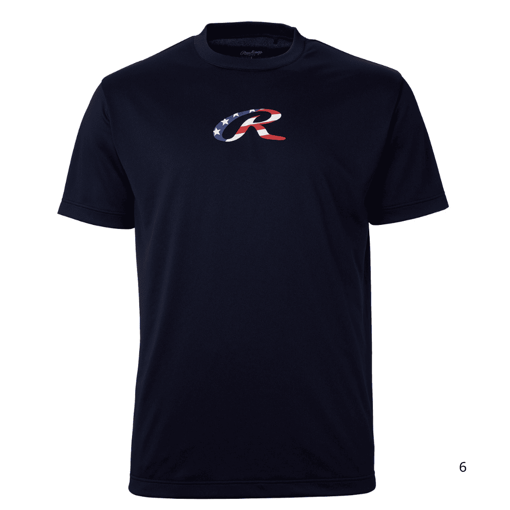 Rawlings ローリングス APPAREL COMBAT ロゴプリント 半袖 Tシャツ