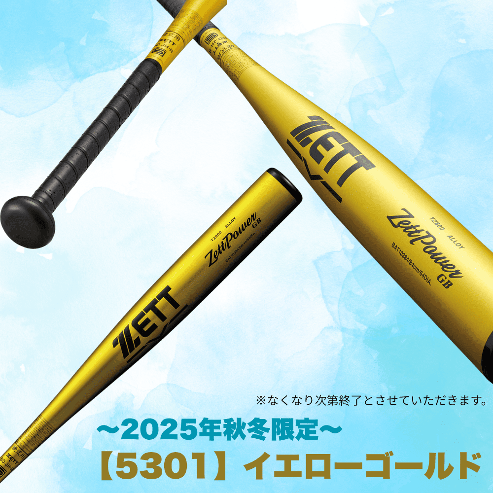ZETT ゼット <新基準対応> 硬式金属バット ZETTPOWER GB ゼットパワー GB （手元バランス）