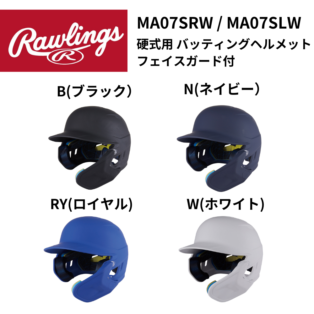Rawlings ローリングス 硬式用 バッティングヘルメット フェイスガード