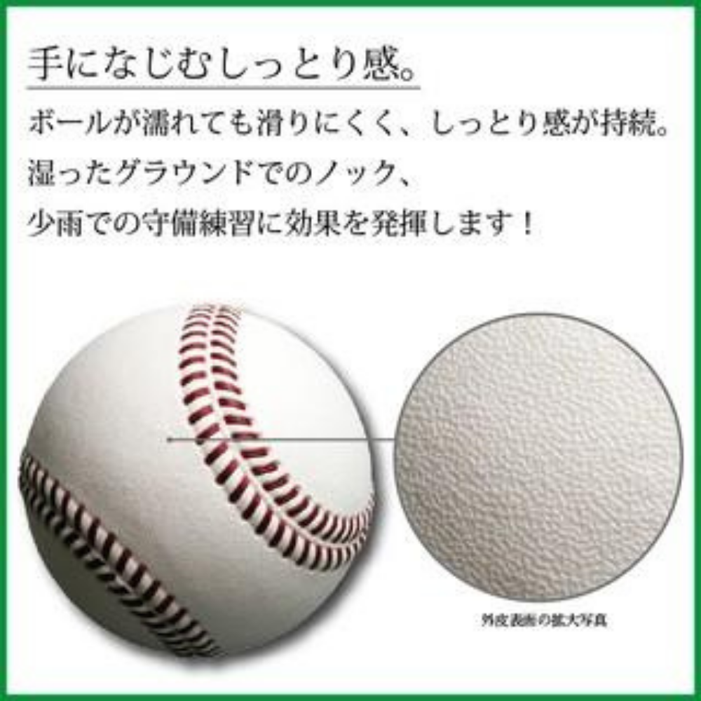 naigai 内外ゴム 硬式 練習球 スーパーレザーボール 防水加工