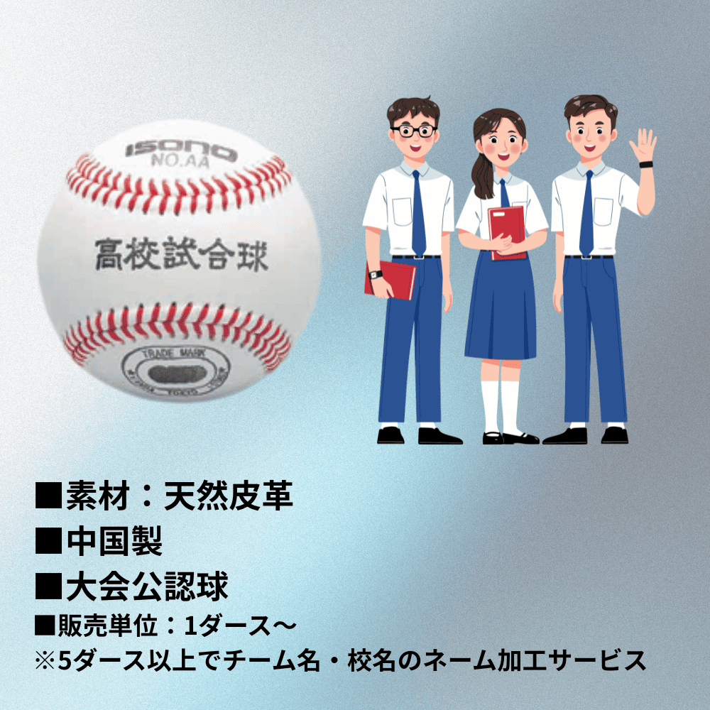 Isono Official Big League Ball 硬式野球ボール ISONO イソノ 社会人
