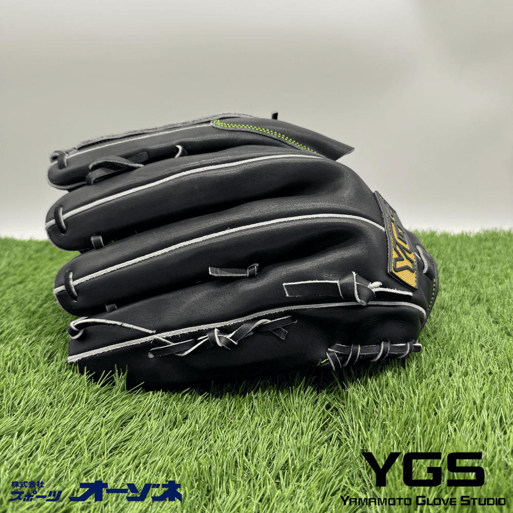 YGS 硬式野球グローブ 黒 YGS 山本グラブスタジオ 野球 グローブ 硬式 投手用 高校野球対応