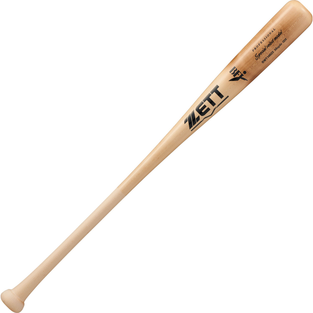 ZETT BWT14P Hard Maple 001 バット ZETT ゼット 硬式用 木製バット スペシャルセレクトモデル 【北米産