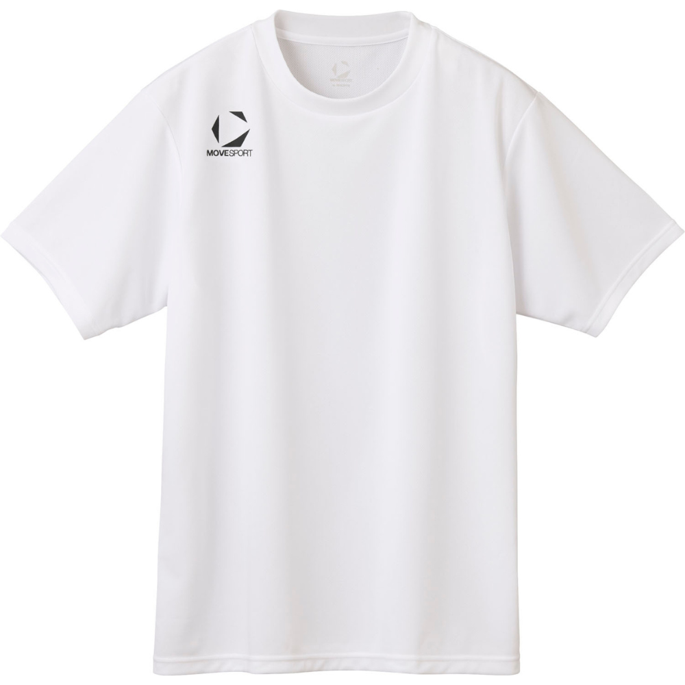 DESCENTE 白半袖シャツ DESCENTE MOVESPORTS デサント ムーブスポーツ ユニセックス ワン
