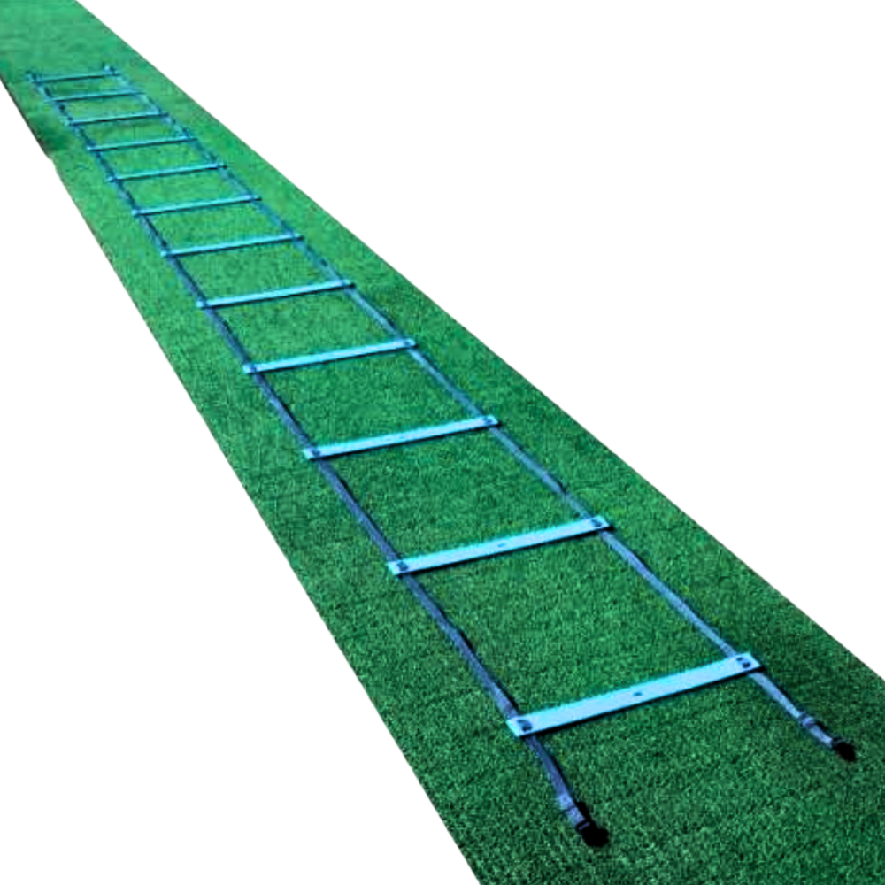 一流メーカー品 トレーニング ラダー 連結タイプ 【サイズ：0.5m×12本】（収納袋付）