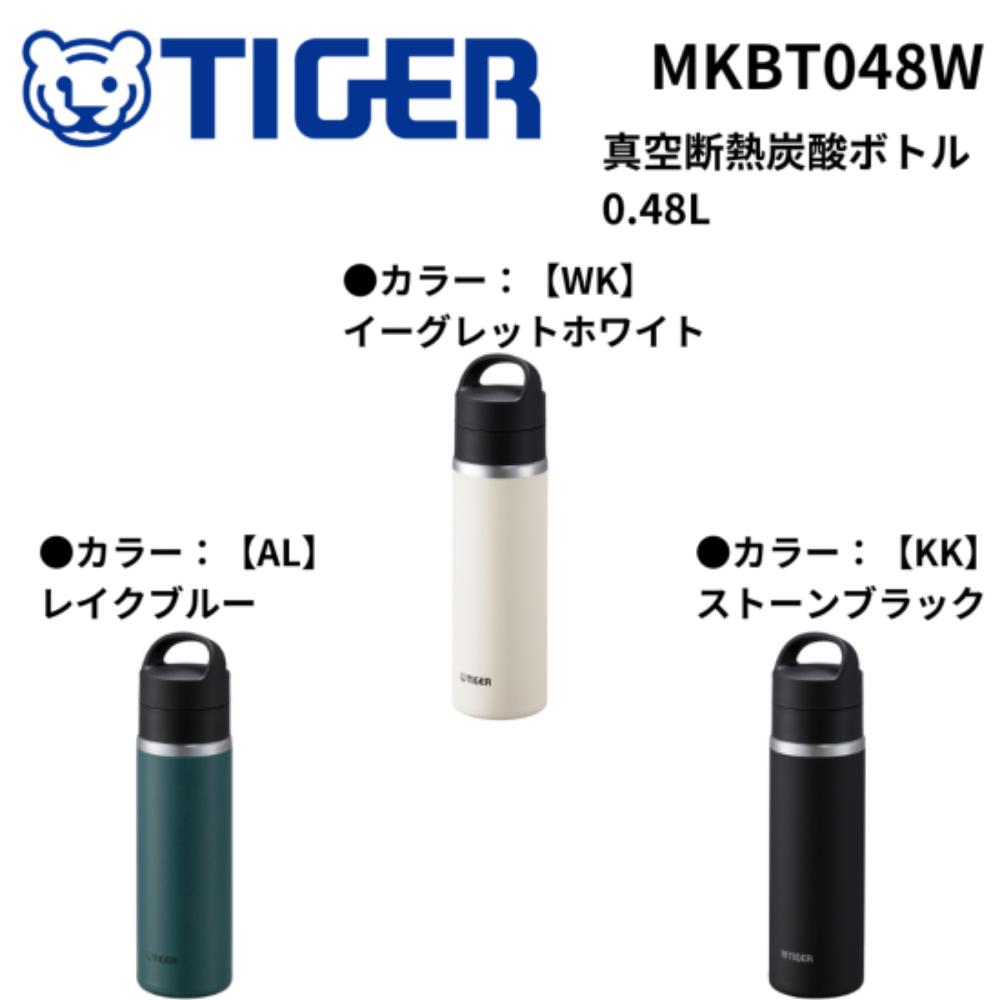 TIGER - MLB炭酸ボトル TIGER タイガー 真空断熱炭酸ボトル 0.48L | アイシング