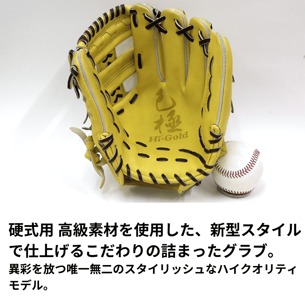 HI-GOLD ハイゴールド ＜2025年展示会限定＞ 硬式 グローブ （オール