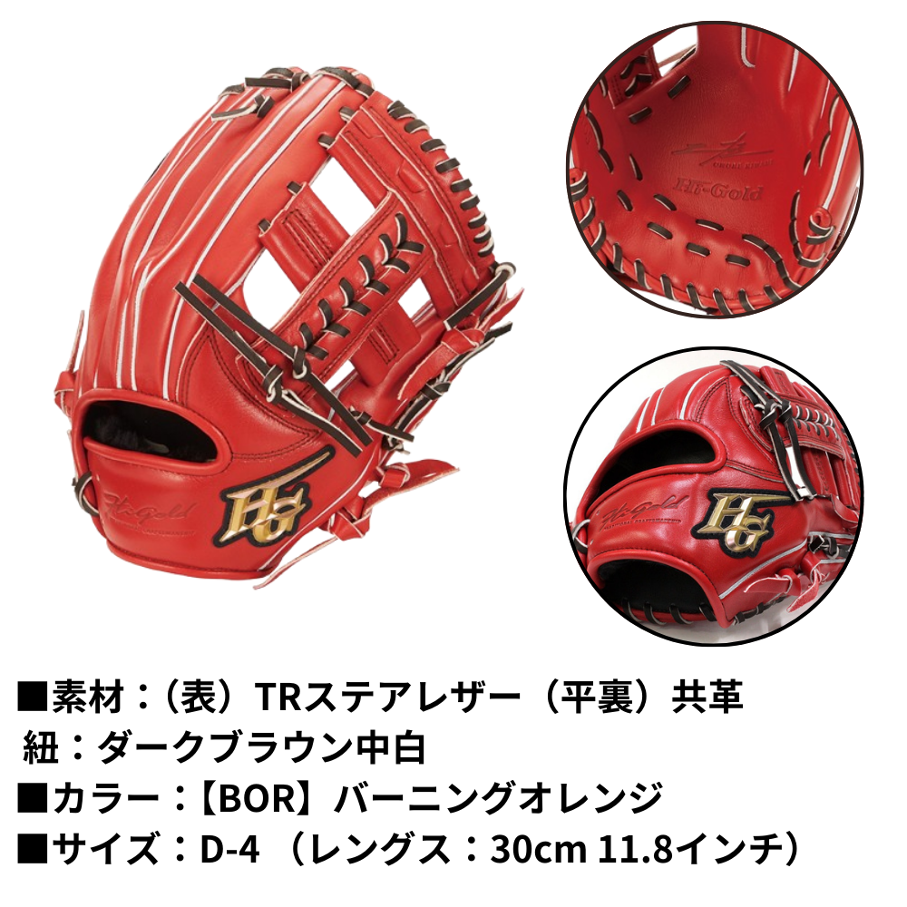 HI-GOLD ハイゴールド 己極 ONORE KIWAME 軟式 グローブ 三塁手
