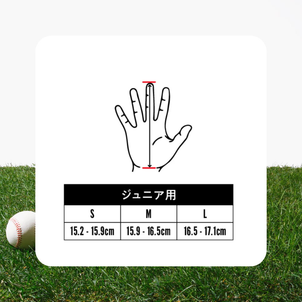 marucci マールチ ジュニア用 バッティング手袋 （カラー左右非対称／ゴートスキン）