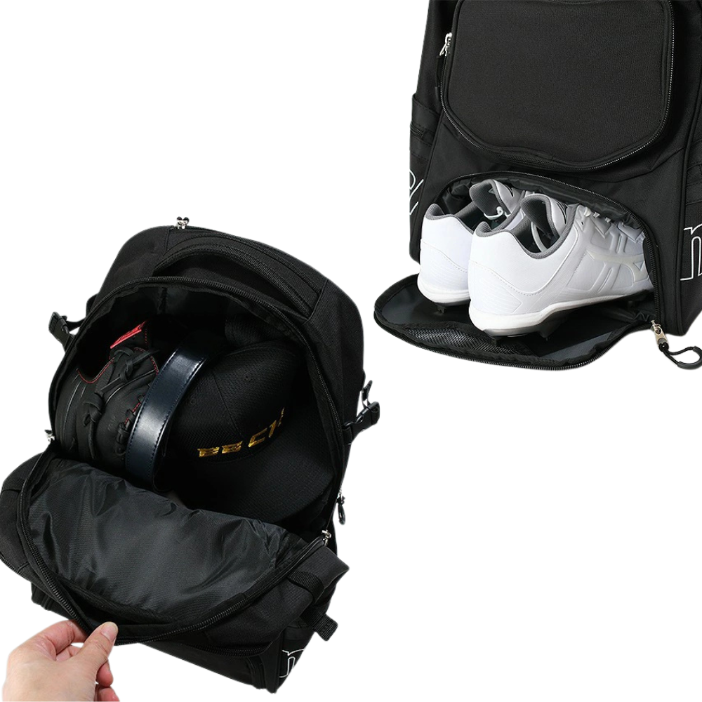 marucci マールチ バックパック リュックサック （容量：約38L）【バット4本収納可／シューズ収納ポケット付】