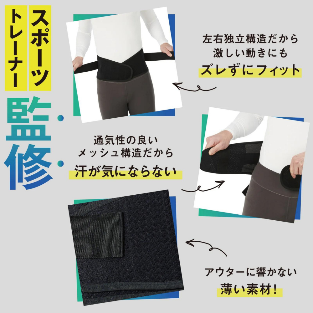D&M ディーアンドエム フレキシブルフィット腰サポーター | 腰用