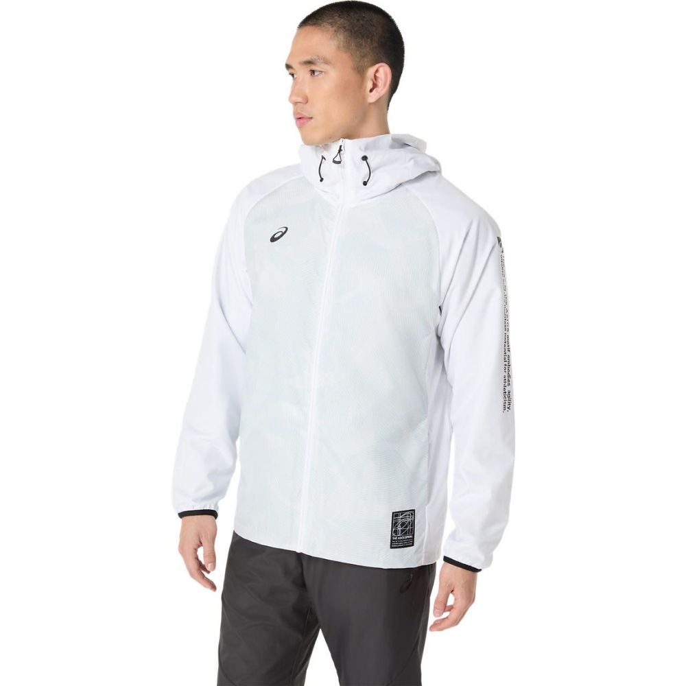 ふーこ ASICS アシックス 裏トリコットグラフィックウインドブレーカー
