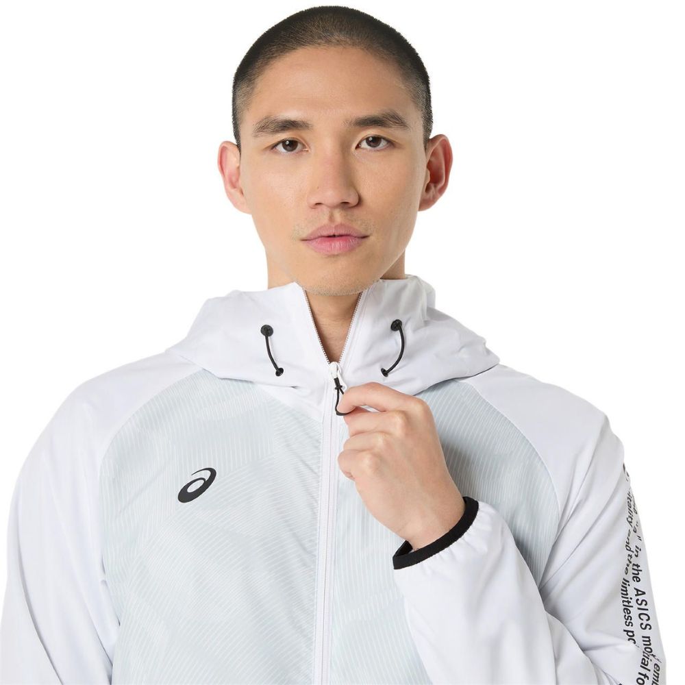 アシックス asics 裏トリコットグラフィックウインドブレーカーフーディー Training トレーニング ジャケット(ユニ) (2031F174) ASICS アシックス 裏トリコットグラフィックウインドブレーカー