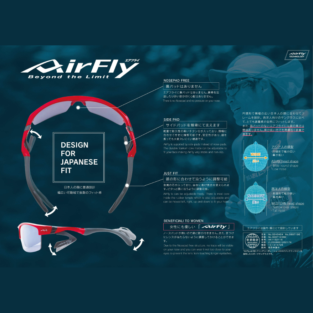 Air Fly エアフライ 高校野球ルール対応モデル サングラス