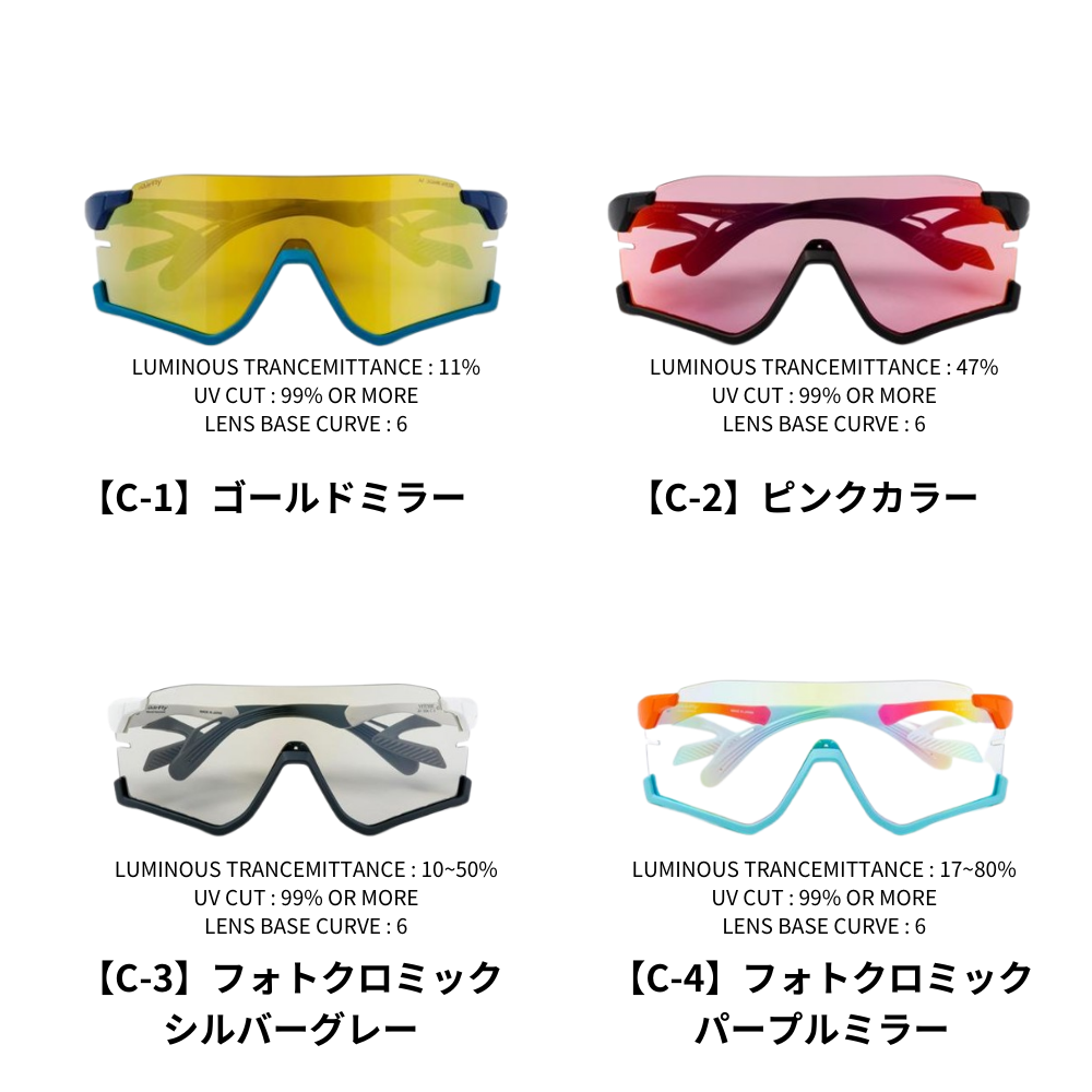 Air Fly エアフライ シリンダーレンズ装着モデル サングラス