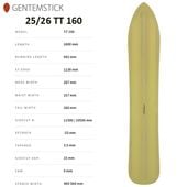 ��GENTEMSTICK�ۥ���ƥ󥹥ƥ��å� ��TT 160��2025-2026 ���Ρ��ܡ���