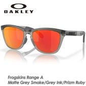 OAKLEY�ڥ������꡼�� Frogskins Range A�ڥե��å������� ��󥸡�  Matte Grey Smoke/Grey ink/Prizm Ruby