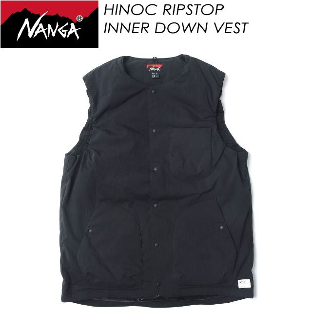 �ʥ󥬡�NANGA�� �ҥΥå���åץ��ȥåץ���ʡ�������٥��ȡ�HINOC RIPSTOP INNER DOWN VEST�� ND2441-1N304-A / ��� / ������