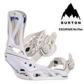 BURTON�ڥС��ȥ�� Escapade Re:Flex�ڥ������ڥ��� Re:Flex�� White 24-25 ������� ������ BINDING �ӥ�ǥ��� SNOWBOARD ���Ρ��ܡ���