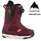 BURTON �ڥС��ȥ� �� Limelight BOA Wide �ڥ饤��饤�� BOA �磻�ɡ� Almandine/Stout White 23-24 ������� ������ BOOTS �֡��� SNOWBOARD ���Ρ��ܡ���