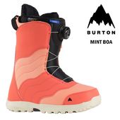 BURTON �ڥС��ȥ� �� Mint BOA Wide �ڥߥ�� BOA �磻�ɡ� Peach Echo 24-25  ������� ������  �֡��� SNOWBOARD ���Ρ��ܡ���