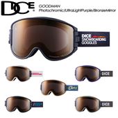 ��DICE�ۥ����� ��GOODMAN�ۥ��åɥޥ� Photochromic / UltraLightPurple / BronzeMirror GM54276 goggles Ĵ�� ��������