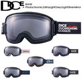 ��DICE�ۥ����� ��BANK�ۥХ� Photochromic / UltraLightGray / LightSilverMirror BK54570 goggles Ĵ�� ��������