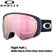 ��OAKLEY�� �������꡼ ��Flight Path L�� �ե饤�ȥѥ� ���� Matte Black/Prizm Rose Gold Iridium 2025-2026 MODEL OO7110-53 