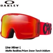 ��OAKLEY�� �������꡼ ��Line Miner L�� �饤��ޥ��ʡ� ����  Matte Redline / Prizm Snow Torch Iridium 2025-2026 MODEL OO7070-F1