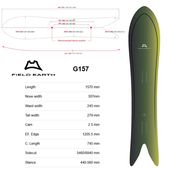 ��FIELD EARTH�� �ե������ ������ ��G157�� 2025-2026 MODEL  ���Ρ��ܡ���