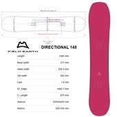 ��FIELD EARTH�� �ե������ ������ ��DIRECTIONAL 148�� �ǥ쥯����ʥ�148 2025-2026 MODEL  ���Ρ��ܡ���