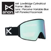 ��anon�� ���Υ� ��M4 LowBridge Cylindrical�� �����֥�å��ե��å� �����ɥꥫ�� �ܡ��ʥ����+MFI�ե������ޥ�����° 2035417Z53LBONA 25/26 ʿ�̥�� / goggles / �������� / ���Ρ��ܡ���