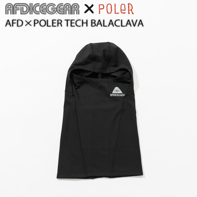 ��AFDICEGEAR��POLER�� AFD�ߥݡ��顼 ��AFD��POLER TECH BALACLAVA�� BLACK ����ܥ�ǥ� ��˥��å��� �Х饯���