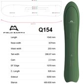 ��FIELD EARTH�� �ե������ ������ ��Q154�� CRUISER LINE 2025-2026 MODEL  ���Ρ��ܡ���