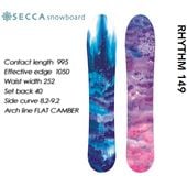 ��SECCA�ۥ��å� ��RHYTHM�ۥꥺ�� 149cm ���Ρ��ܡ��� / ��ǥ����� / �Хå�����ȥ꡼