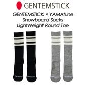 ��GENTEMSTICK�ۥ���ƥ󥹥ƥ��å� ��YAMAtune LightWeight Socks Round Toe�ۥ�ޥ��塼�� �饤�ȥ������� ���å��� �饦��� �ȡ� ���Ρ��ܡ��� ���� LW