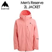 ��BURTON�� �С��ȥ� ��Men�ǣ� Reserve 2L Jacket�� ��� �ꥶ���� 2L ���㥱�å� 25-26 Sunrise Coral ���Ρ��ܡ��� ������ ������