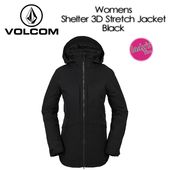 ��VOLCOM�ۥܥ륳�� ��Womens Shelter 3D Stretch Jacket�ۥ������ �����륿�� 3D ���ȥ�å� ���㥱�å� COLOR��BLACK / �����륳�� / ��ǥ����� / ���Ρ��ܡ��� / ������ 16645