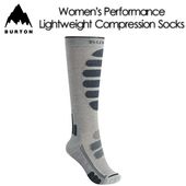 ��BURTON�� �С��ȥ� ��Women's Performance+ Lightweight Compression Socks�� ������� �ѥե����ޥ� + �饤�ȥ������� ����ץ�å���� ���å��� 25-26 ���Ρ��ܡ��ɥ��å��� ������