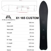 ��FIELD EARTH�ۥե������ ������ <br>��X1 165 CUSTOM�� 3D Prepreg Carbon<br>2025-2026 MODEL  ���Ρ��ܡ���