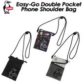 ��CHUMS�� ����ॹ ��Easy-Go Double Pocket Phone Shoulder Bag�� ���������������֥�ݥ��åȥե��󥷥������Хå� �Хå� ���ޡ��ȥե��󥷥����� CH60-3911