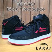��LAKAI�� �饫�� ��TELFORD�ۥƥ�ե����� Black/RedSuede �֥�å�/��åɥ������� ���ˡ����� �������ȥܡ��� SK8 �������塼 �����ܡ�