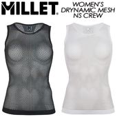 ��MILLET�� �ߥ졼 ��WOMEN'S DRYNAMIC MESH N/S CREW�� ������� �ɥ饤�ʥߥå� ��å��� �Ρ����꡼�� ���롼 MIV02026