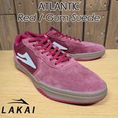 ��LAKAI�� �饫�� ��ATLANTIC�ۥ��ȥ��ƥ��å� Red/Gum Suede ��å�/���� �������� ���ˡ����� �������ȥܡ��� SK8 �������塼 �����ܡ�