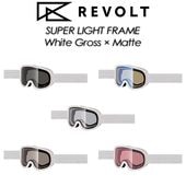 ��REVOLT�� ��ܥ�� ��Super Light Frame�� �����ѡ��饤�ȥե졼�� White Gross Matte �ۥ磻�� ������ �ޥå� R26WHT Ĵ����� goggles ��������
