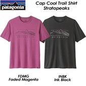 ��patagonia�� �ѥ����˥�  ��M's Cap Cool Trail Shirt-Stratapeaks �� ��󥺡�����ץ꡼�󡦥����롦�ȥ쥤�롦����ġʥ��ȥ饿�ԡ������� 23721 T����� Ⱦµ
