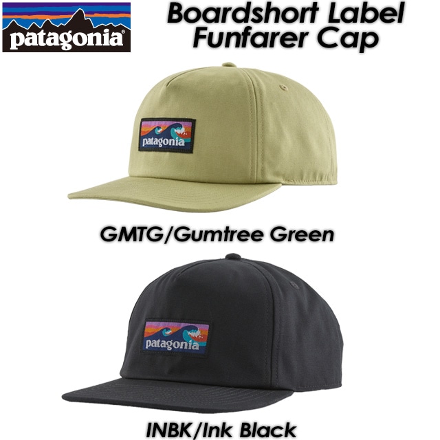 ��patagonia�� �ѥ����˥�  ��Boardshort Label Funfarer Cap�� �ܡ��ɥ��硼�ġ���٥롦�ե���ե����顼������å� 38278 ˹�� ����å�
