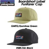 ��patagonia�� �ѥ����˥�  ��Boardshort Label Funfarer Cap�� �ܡ��ɥ��硼�ġ���٥롦�ե���ե����顼������å� 38278 ˹�� ����å�