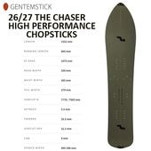 ��GENTEMSTICK�ۥ���ƥ󥹥ƥ��å� ��THE CHASER HIGHPERFORMANCE CHOPSTICKS�ۥ��������� �ϥ��ѥե����ޥ� ����åץ��ƥ��å� 2026-2027MODEL �Хå�����ȥ꡼ ���Ρ��ܡ��� �ѥ����� SPLIT ���ץ�å�