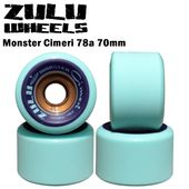 ��Zulu Wheels�� �����롼�������� ��Monster Cimeri 78A 70mm�� ��󥹥�������� 78A 70mm �������ȥܡ��� �������� ���󥹥�